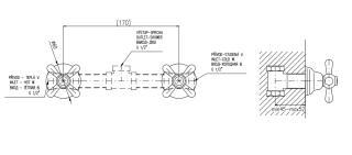 Смеситель для душа Rav Slezak Morava Retro MK383SM бронза